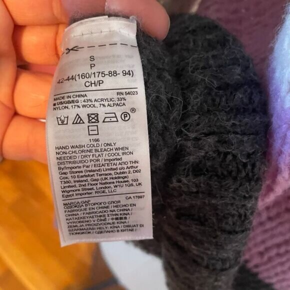 GAP | multicolor loose knit sweater S - Picture 6 of 6
